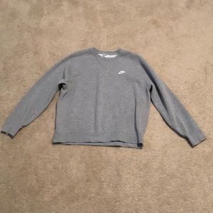 Medium nike gray crewneck